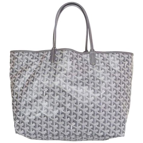 goyard grey bag|grey Goyard tote bag.